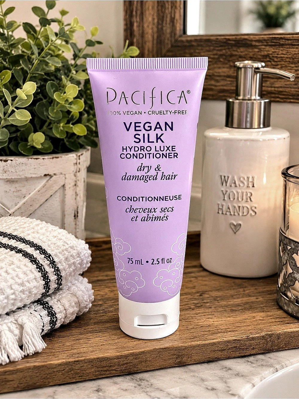 Pacifica Vegan Silk Hydro Luxe Conditioner Purple